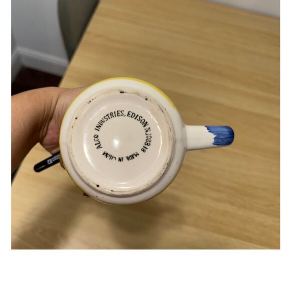 Alco Industrial Floral Ceramic Creamer VINTAGE - Picture 4 of 4